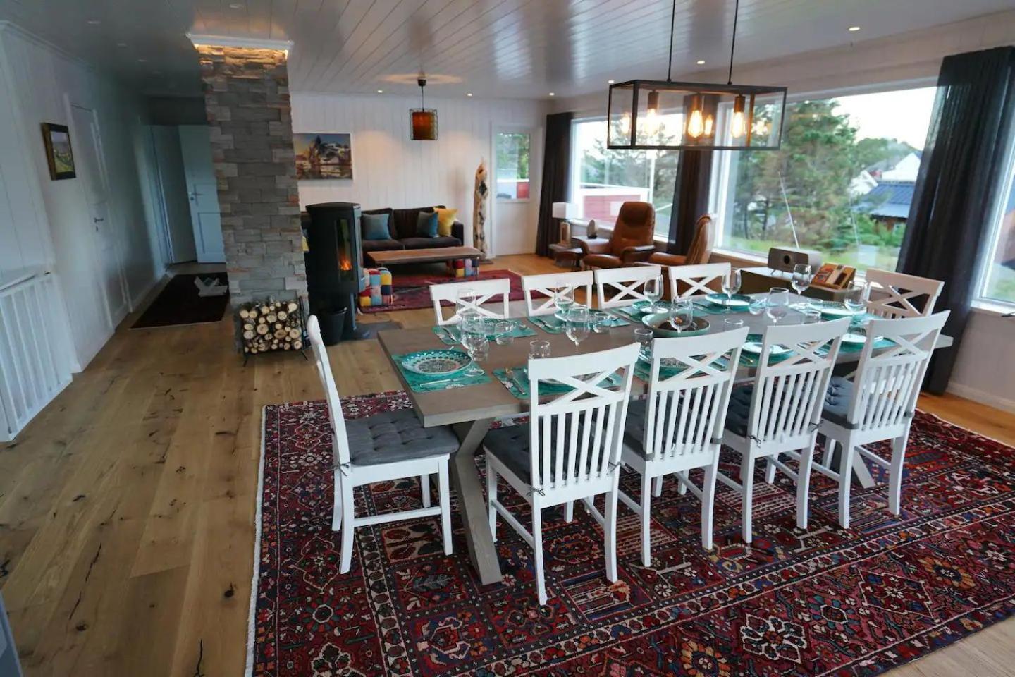 Lofoten Panoramic Luxury Home With Sauna Москенес Екстериор снимка