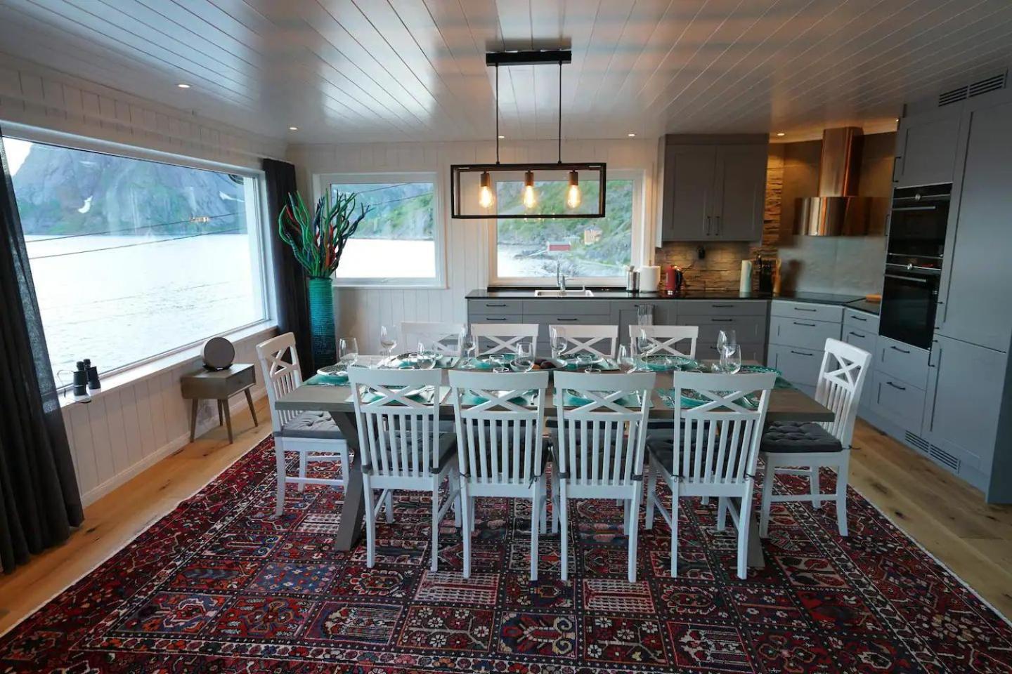Lofoten Panoramic Luxury Home With Sauna Москенес Екстериор снимка