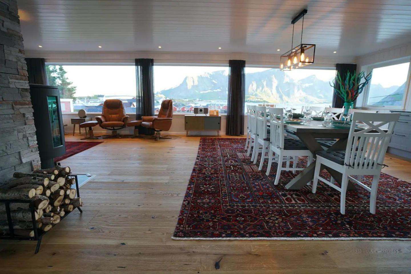 Lofoten Panoramic Luxury Home With Sauna Москенес Екстериор снимка
